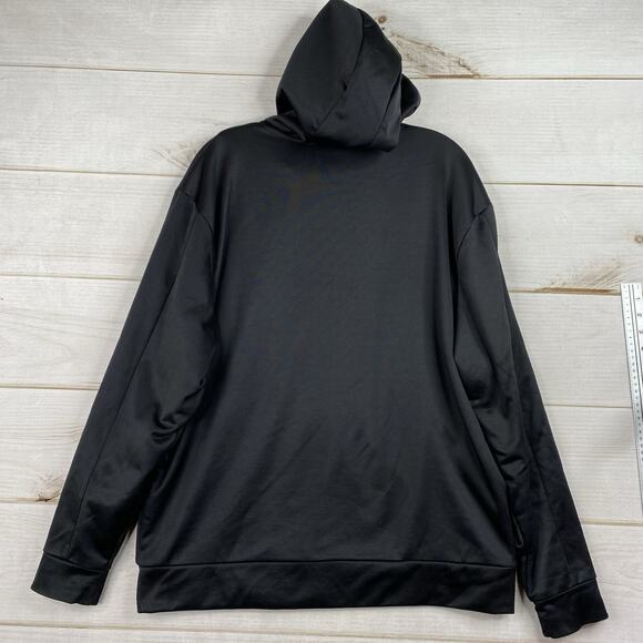Las Vegas Raiders Dunbrooke Full Zip Jacket M Black Oversized Hooded Oakland NFL - Picture 9 of 10